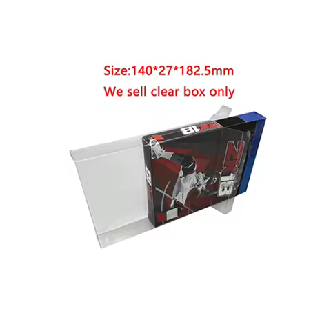 Clear PET Display Box For PS4 for 2K18 Deluxe Edition Protective Collection Storage Case