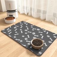 Pet Feeding Mat-Absorbent Dog Food Mat-Dog Mat for Food and Water-No Stains Quick Dry Dog Water Dispenser Mat-Pet Supplies-Dog Placemat Dog Wa