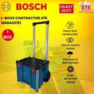 SYK Bosch L-Box Contractor 476 Heavy Duty Easy Stack Storage Tool Box Kotak Penyimpan Mesin 1600A037