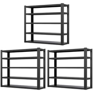 5-Tier Heavy Duty Garage Shelving, 5000LBS Capacity Boltless Rack, 62" W Adjustable Metal Storage Sh