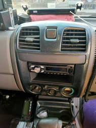 ชุดแต่งภายใน DMAX D-Max 2002-2005 (2 ประตู)ครอบคอนโซลลายแคฟล่า (9ชิ้น)เกียร์ออโต้/ธรรมดา(2รู) ประด