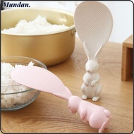 MUNDAN Wheat Straw Rice Spoon 2021 Rice Scoop Standing Rice Spoon