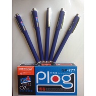 Combo of 5 GP777 signature pens with blue ink 0.7mm nibs