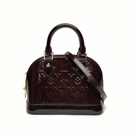 LOUIS VUITTON ALMA貝殼包BB車厘子紅漆皮肩背包2013