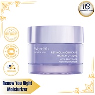 WARDAH Renew You Retinol Microcaps Matrixyl 3000 Lift & Rejuvenation Night Moisturizer - Skincare