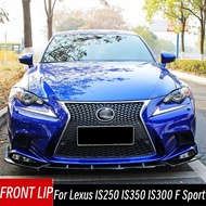 For 2014 2015 2016 Lexus IS250 IS350 IS300 F Sport Bodykit Car Front Bumper Splitter Lip Chin Spoile