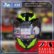 MHR HELMET FLIP-UP FU926 FLUORESCENCE GREEN