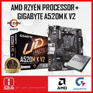 Gigabyte A520M K V2 A520 AM4 DDR4 Motherboard + AMD RYZEN 3 / RYZEN 5 CPU COMBO A520M-K V2