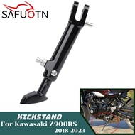 ขาตั้งข้างขาตั้งปรับได้ Z900RS สำหรับรถจักรยานยนต์คาวาซากิ Z900 Z 900 RS 2018-2023 2020 2021ขาตั้งอล