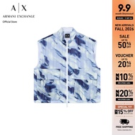 Armani Exchange เสื้อแจ็ตเก็ตผู้หญิง รุ่น XW001751-AF21550-FB250 สีฟ้า