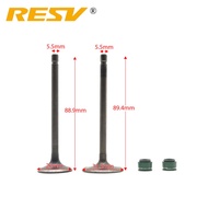 RESV for Zongshen Lifan CG175 CG200 175cc 200c TY223 Bore 67mm Valve Intake Exhaust Stem Valve Oil S