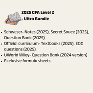 2025 CFA Level 2 Ultra Bundle- Schweser UWorld Wiley Official Textbooks (Tài liệu siêu tổng hợp)