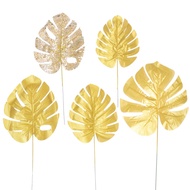 Simulation Golden Leaf Monstera Deliciosa Monstera Scene Decorations