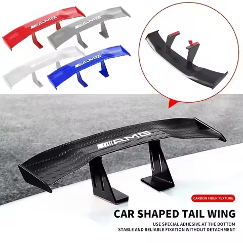 Mini Wings Car Body Kits Rear Spoiler Small Model Decoration Auto Accessories For Mercedes Benz AMG 