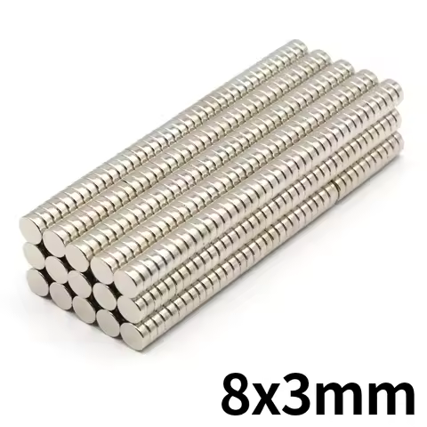 20/40/100 Pcs 8x3 Neodymium Magnet 8mm X 3mm N35 NdFeB Round Super Powerful Strong Permanent Magneti