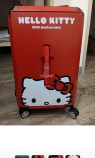 Hello kitty 50周年運動行李箱 (寄售）