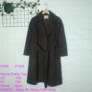 Coat, Long Coat &amp; Blazer Wool Preloved 050