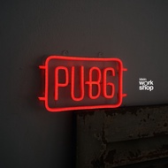 Neon PUBG Logo | Lumin
