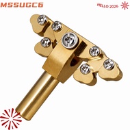 IMSSUG Guitar Presser, Brass Color Brass Fret Press Tool, Premium Fret Repair Tool For Fret Leveling