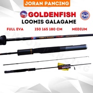 Joran Pancing Loomis & Franklin Galagame 150165180cm Carbon Fuji Colabs Golden Fish