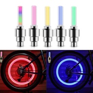LED Bicycle Valve Light Neon Bicycle Spoke Light Bicycle Tire Valve Light  Night Riding Warning Ligh