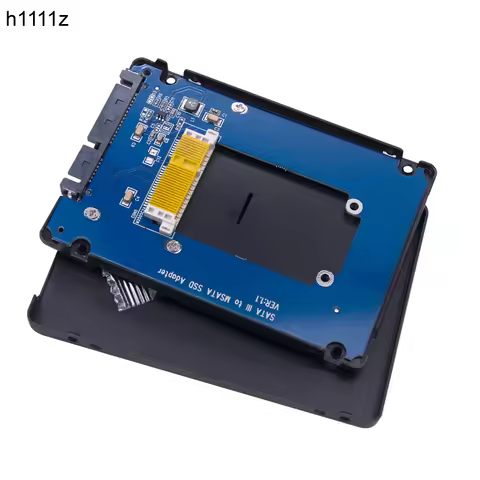 NEW mSATA to SATA 3.0 SSD Enclosure Aluminum Case mSATA External Case Box mSATA to 2.5" SATA3.0 6Gbp