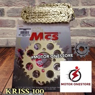 KRISS100 / KRISS 100 / KRISS-100 SPROCKET SET RACING 415 "MOTOR ONESTORE"