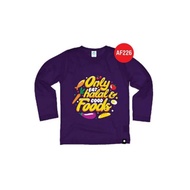 Afrakids muslim children's t-shirts for girls, long sleeves, ages 1-11 years, af226