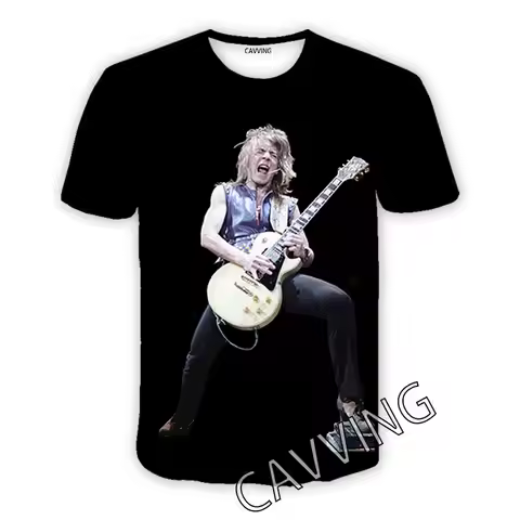 New Fashion Women/Men's 3D Print Randy Rhoads Casual T-shirts Hip Hop Tshirts Harajuku Styles Tops C