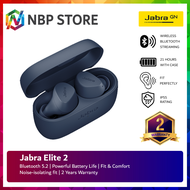 Jabra Elite 2 True Wireless Earbuds with Noise-isolating &amp; Up to 21 Hrs Battery Life with Charging Case