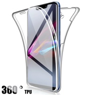 360 Full Clear Case For Samsung Galaxy S7 Edge S8 S9 Plus J6 2018 Soft Silicone Mobile Phone Cover Bumper for HW P20 Lite / P Smart 2019