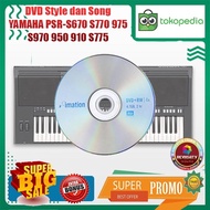 DVD Style Song Keyboard YAMAHA PSR-S670 S770 975 S970 950 910 S775