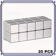Neodymium Cube Magnet Square Strong Magnet Cube 8x8x8mm 20PCS - N25