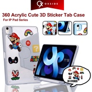 360 Rotate Acrylic Case iPad Gen 11 A16 / Gen 10 9 8 7 Air/ 4 5 6 7 Pro 11" Mini 6 7 Clear Super Mar