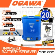[100%ORIGINAL] OGAWA SDB20T (Twin) TURBO🔥  Battery Sprayer 20L - 6 Month Warranty /  PAM RACUN BATER