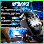 COD TaffGUARD Helm Las Otomatis Auto Darkening Solar Welding Helmet / Helm Las Listrik Otomatis peli
