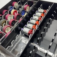 Tamiya Bulkhead Versus 8050 Dinamo Motor V2 Mini 4WD Accessories Drawer Coaster Box VS 8050 - F3D