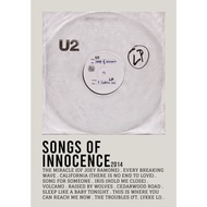 【READY STOCK】Poster Cover Album Songs of Innocence by U2 for room/wall/gift