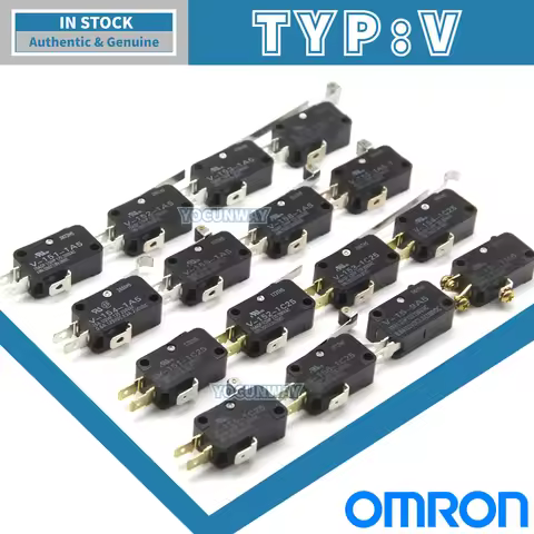New Authentic Original OMRON Large Micro Switch V-15-1A5 1B5 1A6 1B5 1C25 9A5 105 1B6 151 152 153 15
