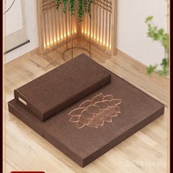 Household Kneeling Mat Meditation Cushion Folding Meditation Thickened Meditation Mat Fabric Mat Med