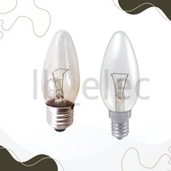 Chiyoda E14 E27  CANDLE  BULB 25W 40W   Clear Bulb
