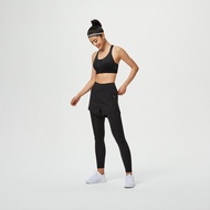 Decathlon Fitness 2-In-1 Leggings / Shorts - Black