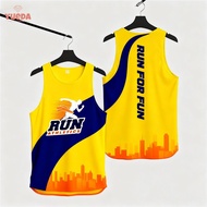 (Y02)Baju gym fitness motif "RUN"