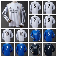 2025-26 Season Real Madrid Home Away Football Long Sleeve Jersey Bellingham Camavinga Cristiano Rona