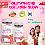 NATURE GLOW Glutathione Collagen Glow Gummies Original Anti-Aging Whitening Skin Collagen Gummies