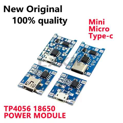 5/PCS New TP4056|18650 lithium battery 3.7v 3.6V 4.2V lithium battery charging board 1A overcharge a