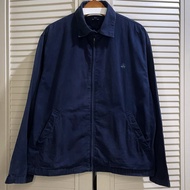 Brooks Brothers - 346 Cotton Drizzler Harrington/ Work/ Blouson Jacket - Navy - Size M fits L