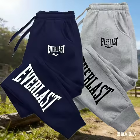 EVERLAST Men Women Jogging Sweatshirts Polar Running Pants Streetwear Sport Oversized Sweatshirt Swe