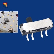 delicatecat0c 10Pcs 4 Pin Mini Slide Switch On-OFF 3Position Micro Slide Toggle Switch Miniature Hor