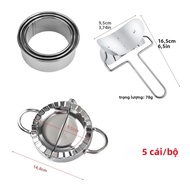 Thép Không Gỉ Bánh Bao Khuôn Máy Làm Ravioli Empanada Gyoza Bột Khuôn Ép Thân Thiện Với Môi Trường N